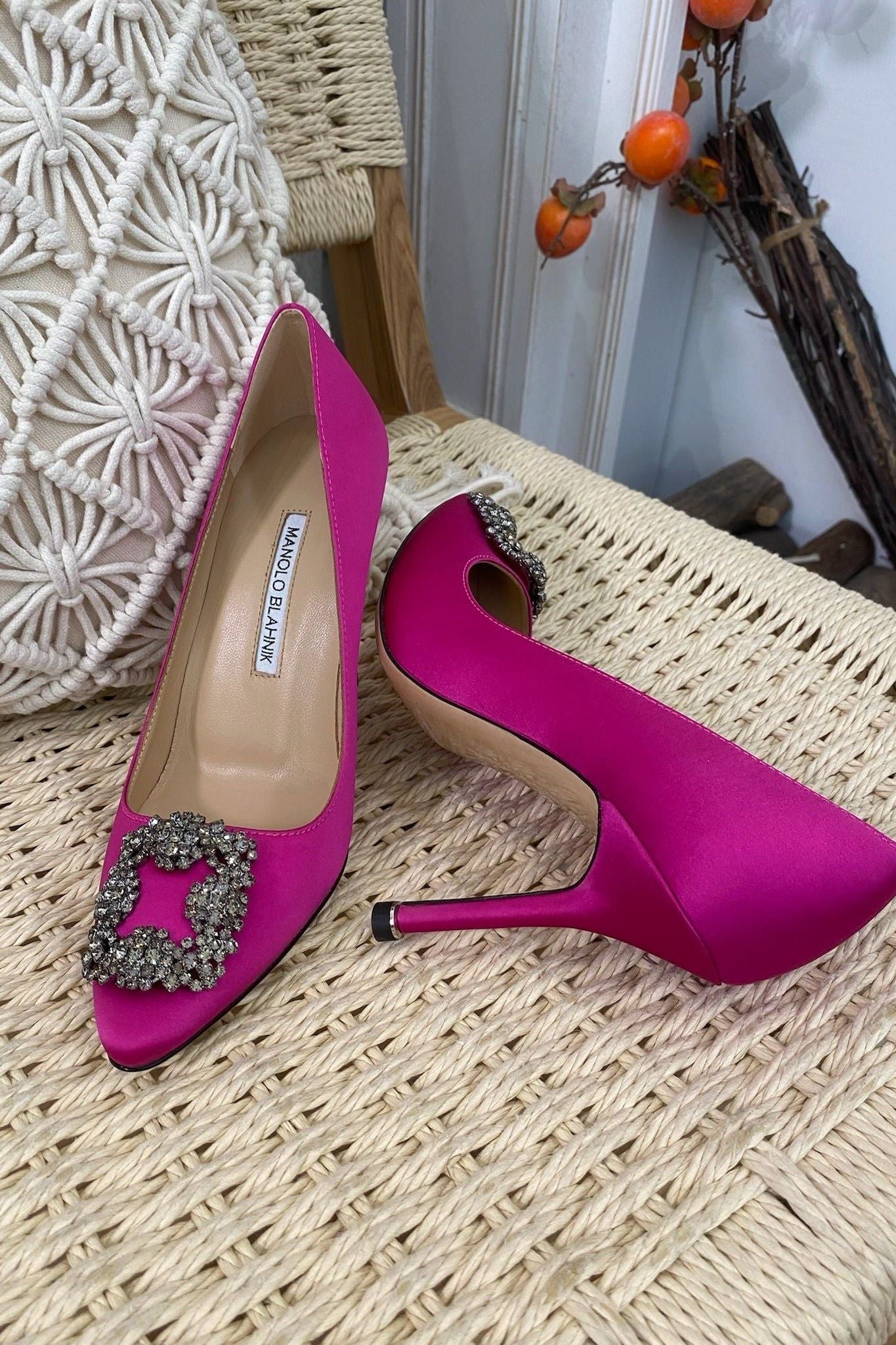 Satin Pumps