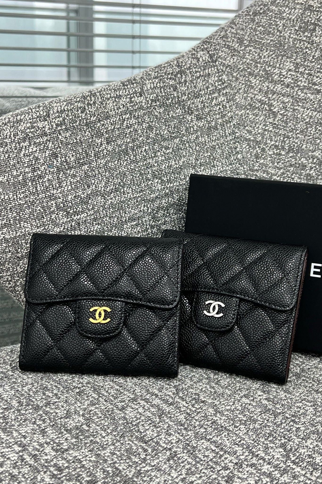 Classic Flap Wallet-Silver