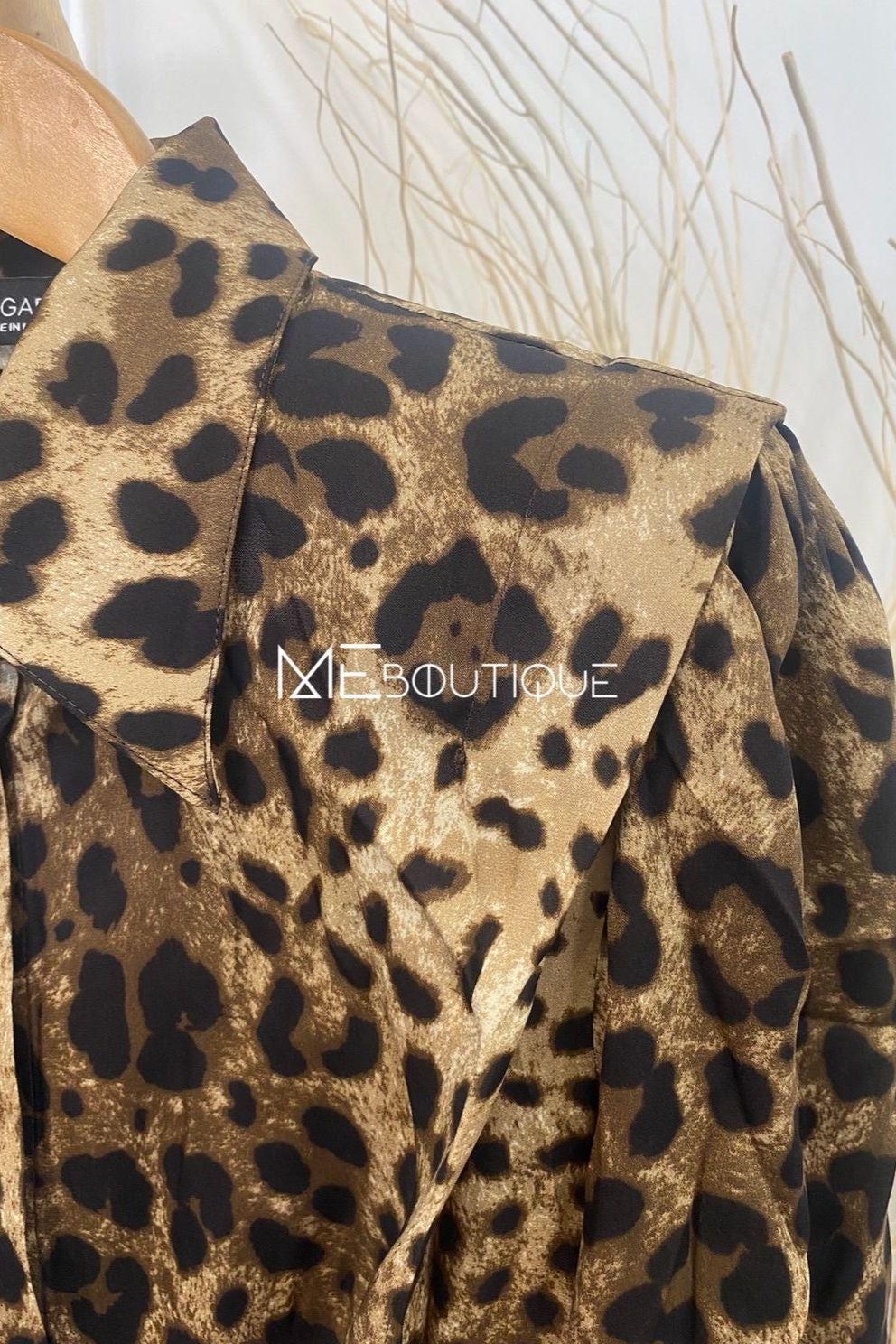 Leopard-Print Blouse