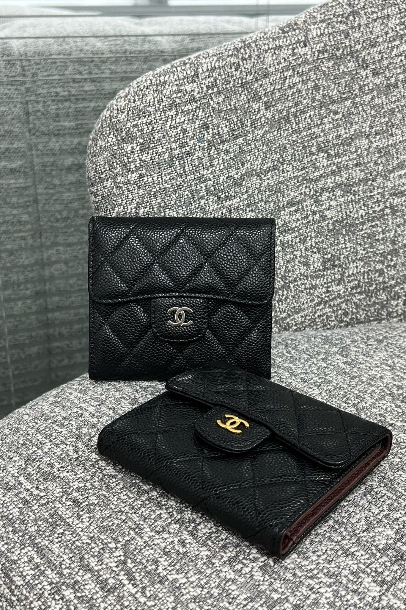 Classic Flap Wallet-Silver