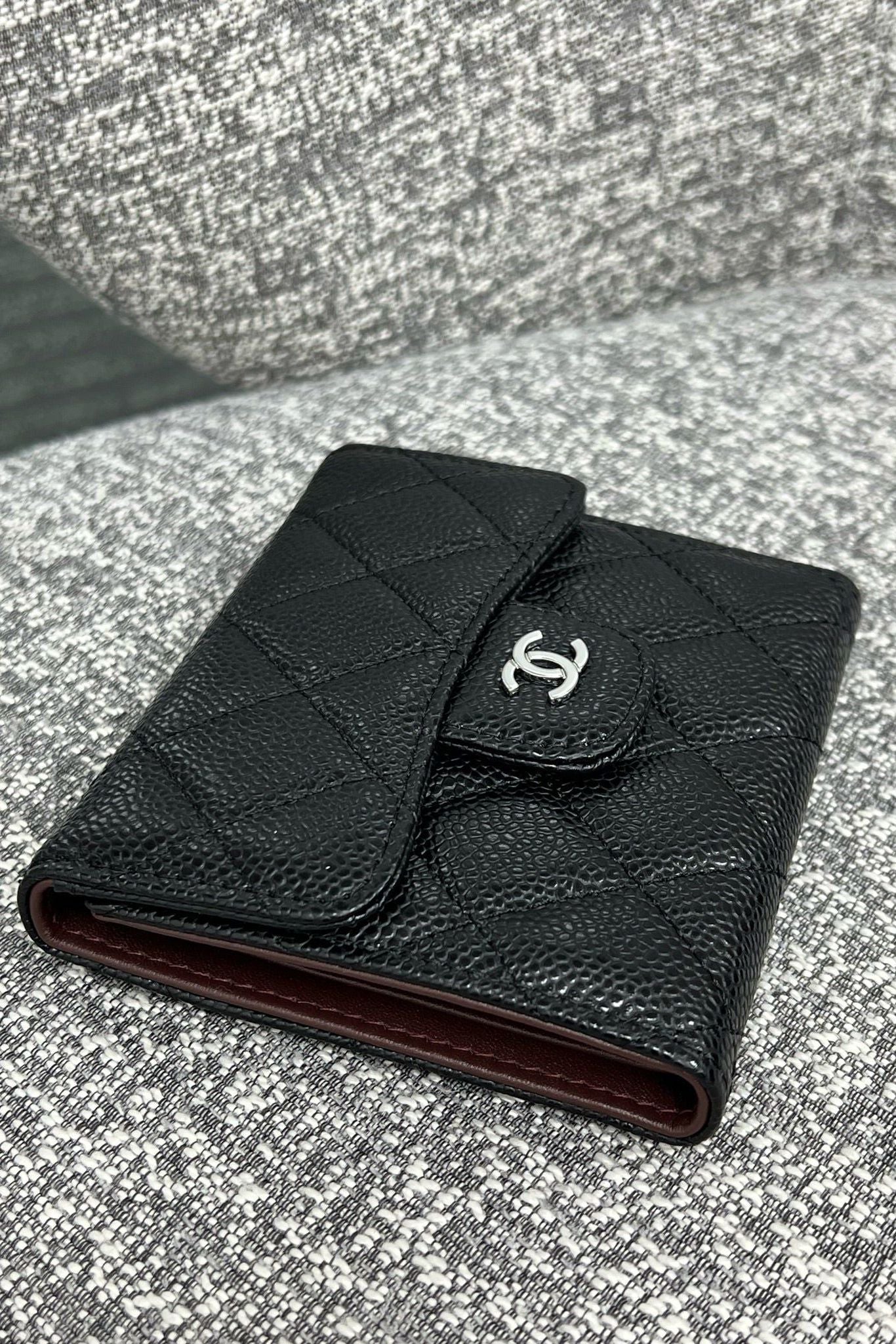 Classic Flap Wallet-Silver