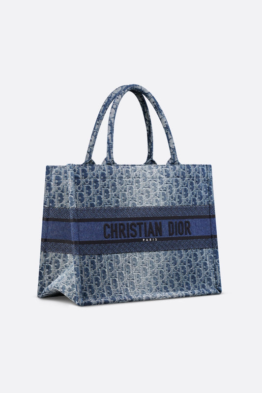 Medium Blue Denim Tote