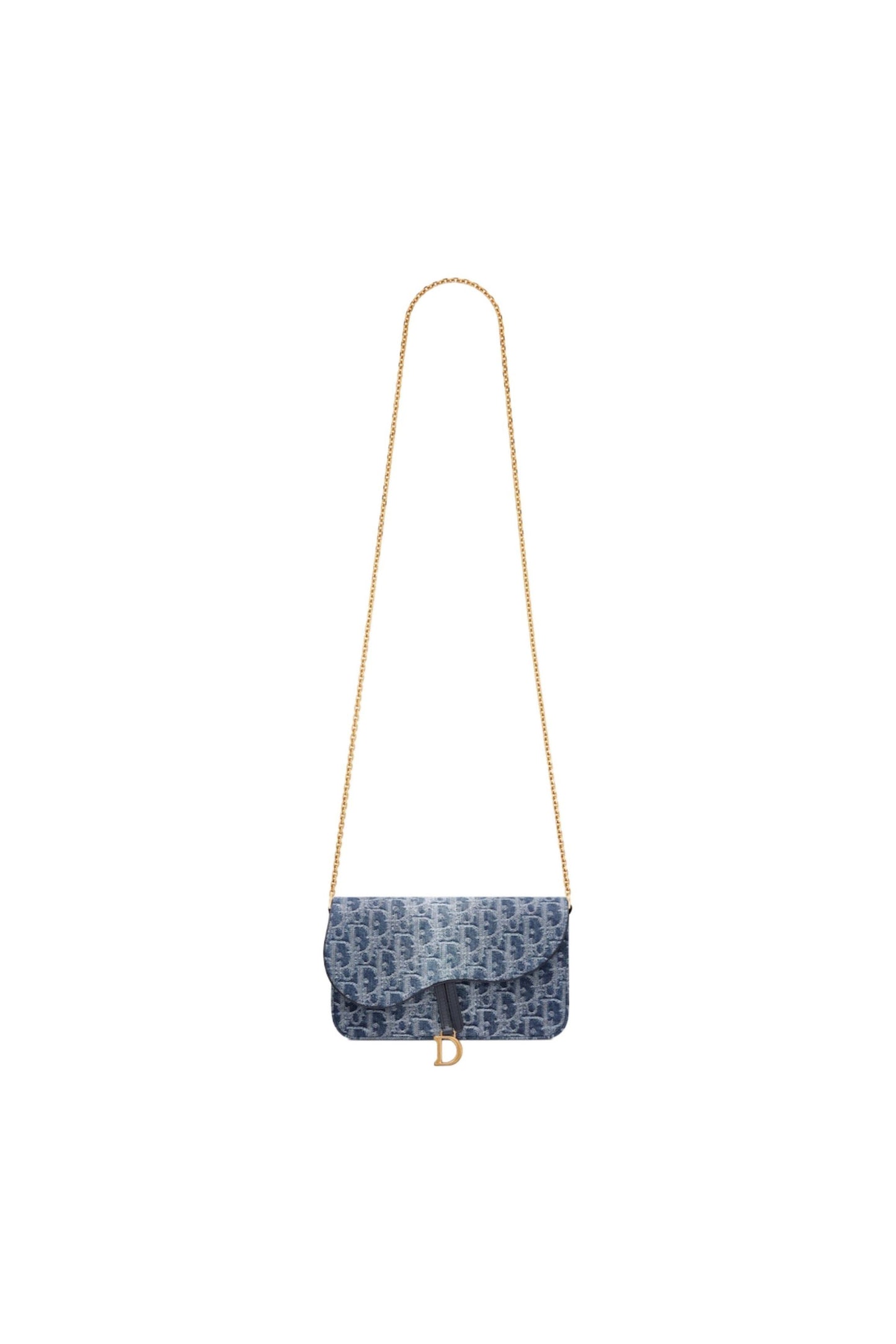 Denim Bag with Chain