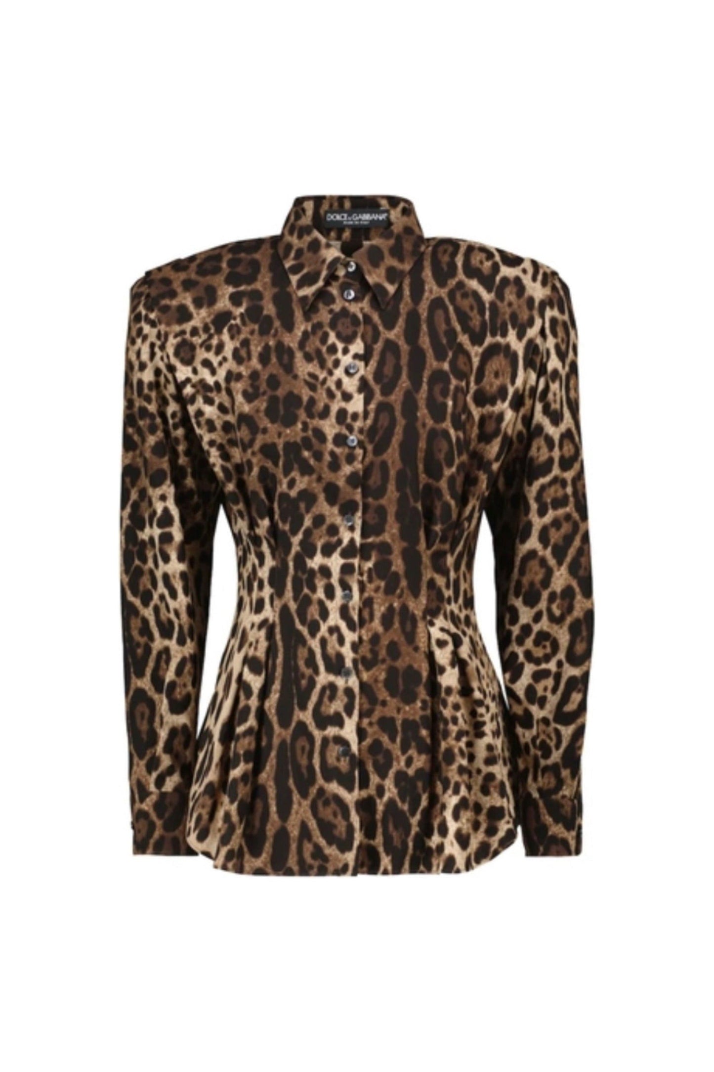 Leopard-Print Blouse