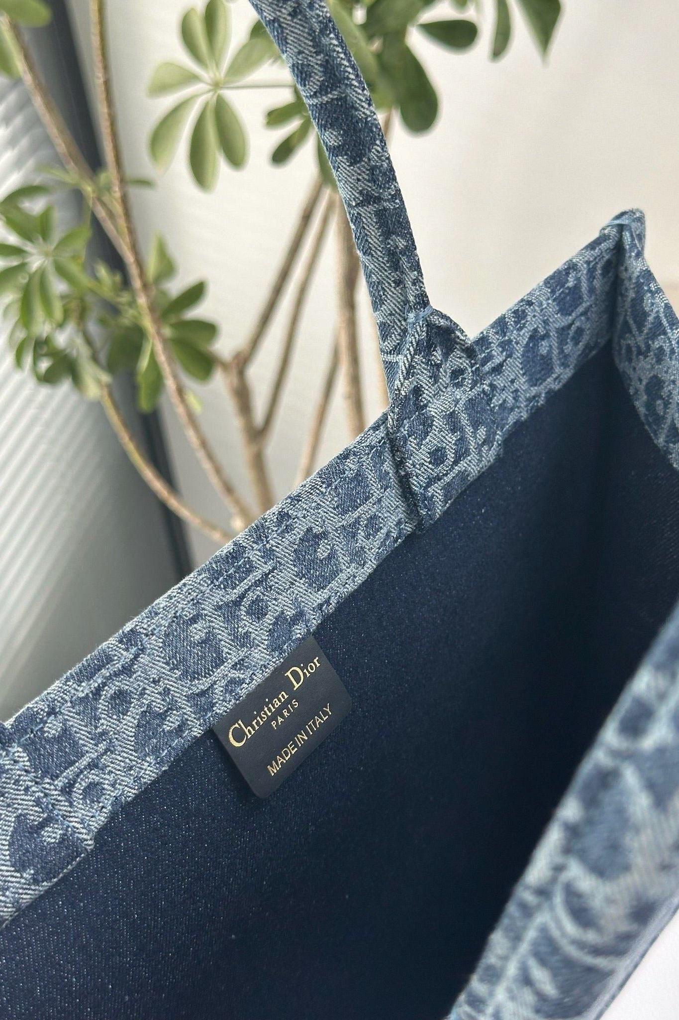 Medium Blue Denim Tote