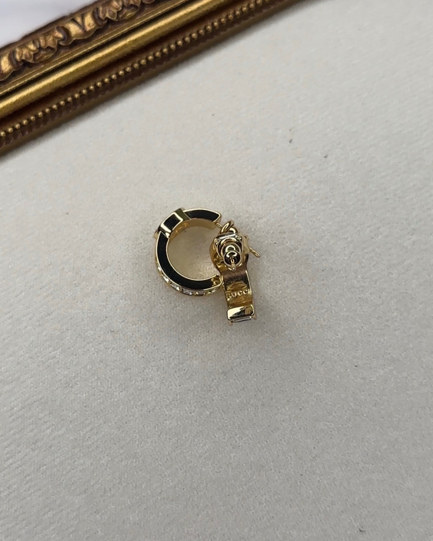 1826G-Crystal Mini Earrings