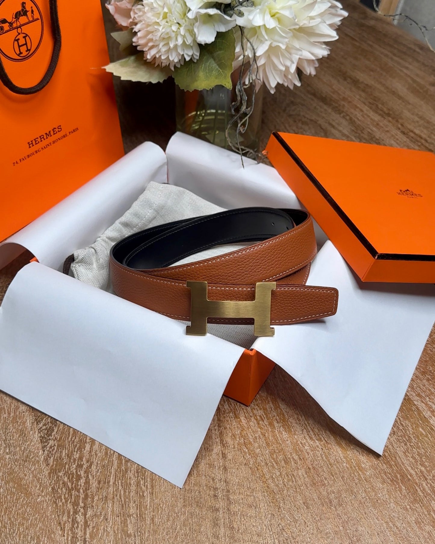 0126H-Men's Reversible Belt