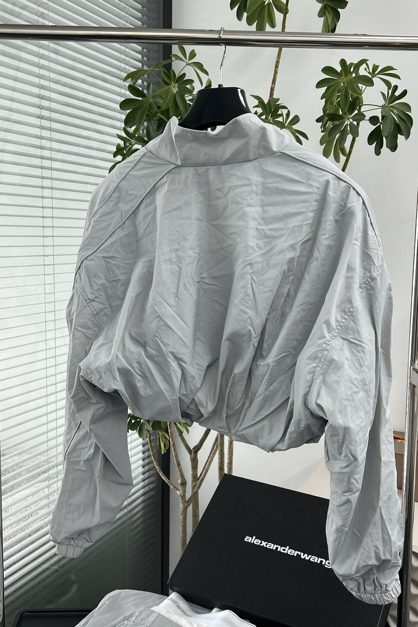 Gray Nylon Tracksuit