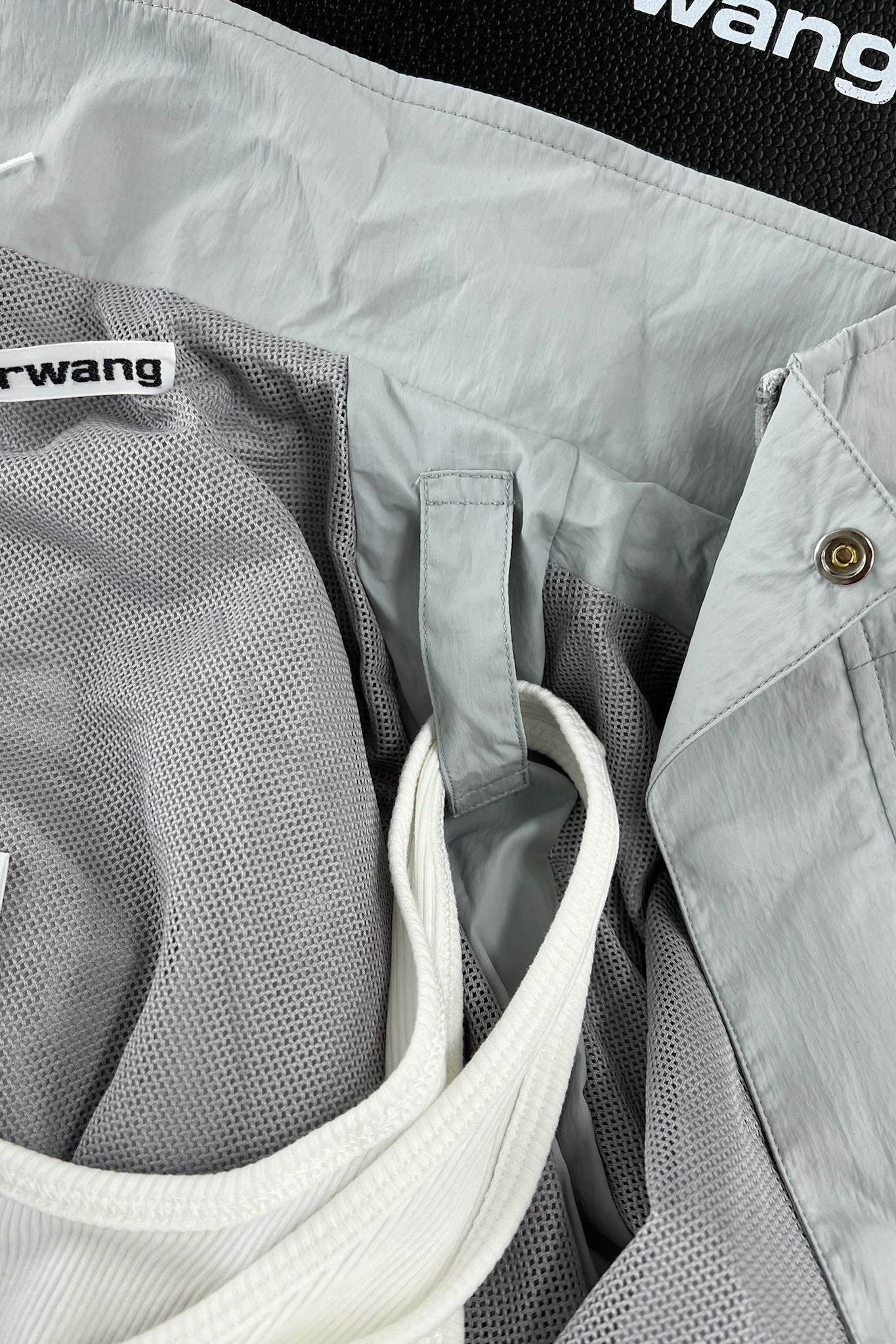 Gray Nylon Tracksuit