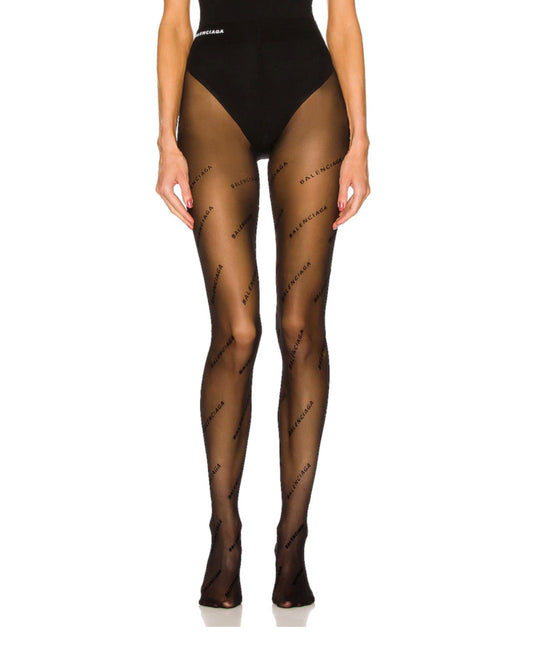 1226B-All Over Logo Tights
