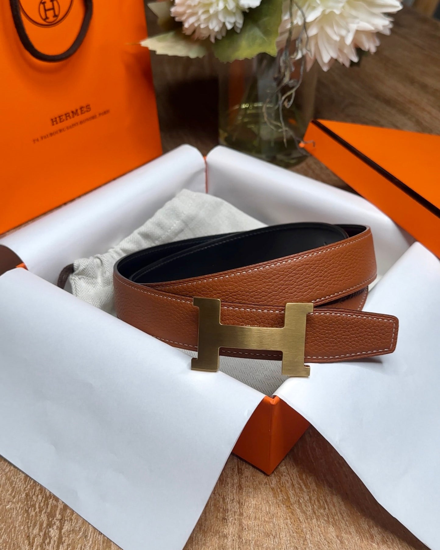 0126H-Men's Reversible Belt