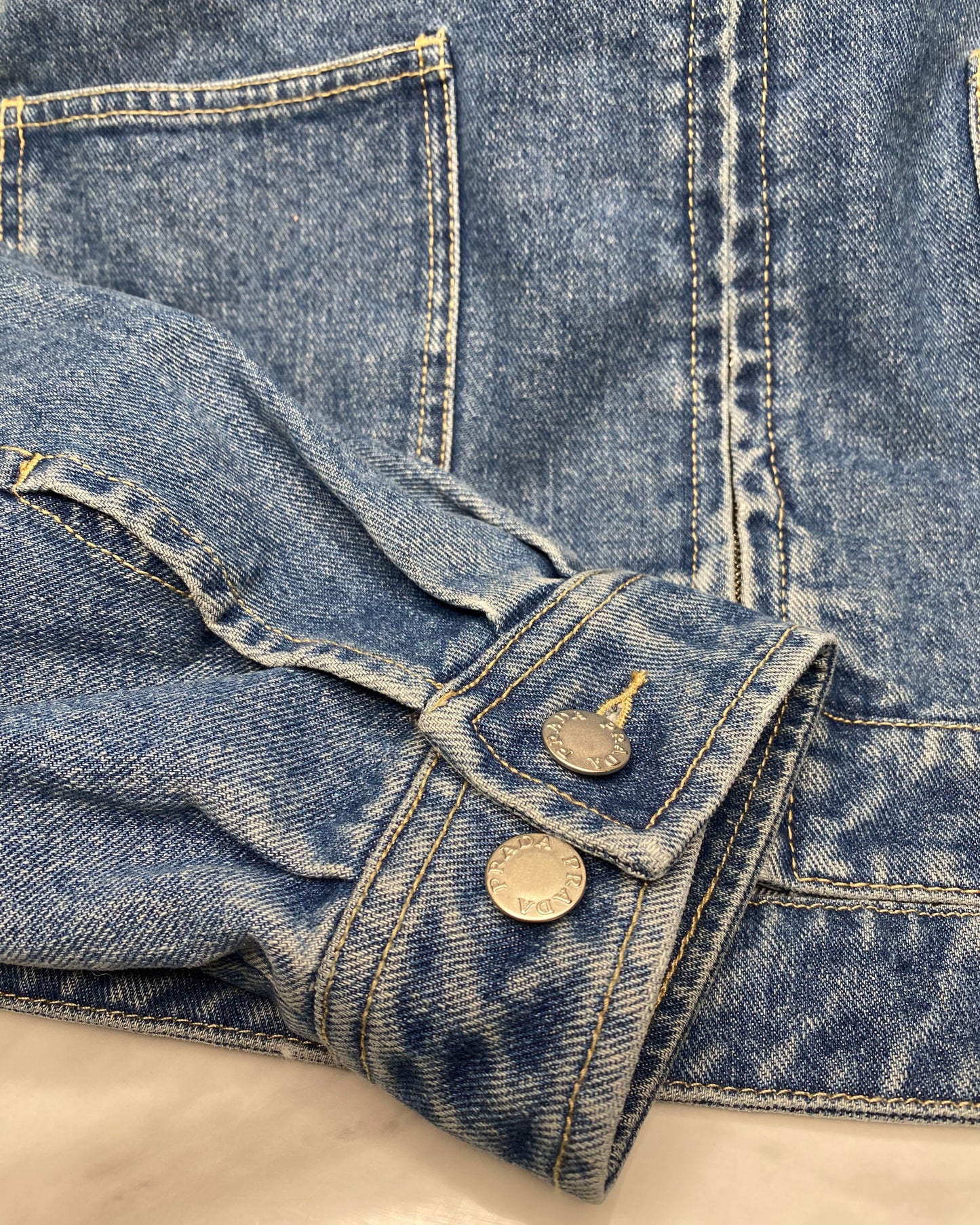 1326P-Cropped Denim Jacket