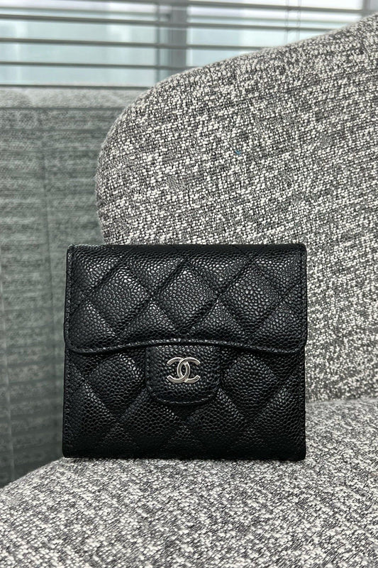 Classic Flap Wallet-Silver