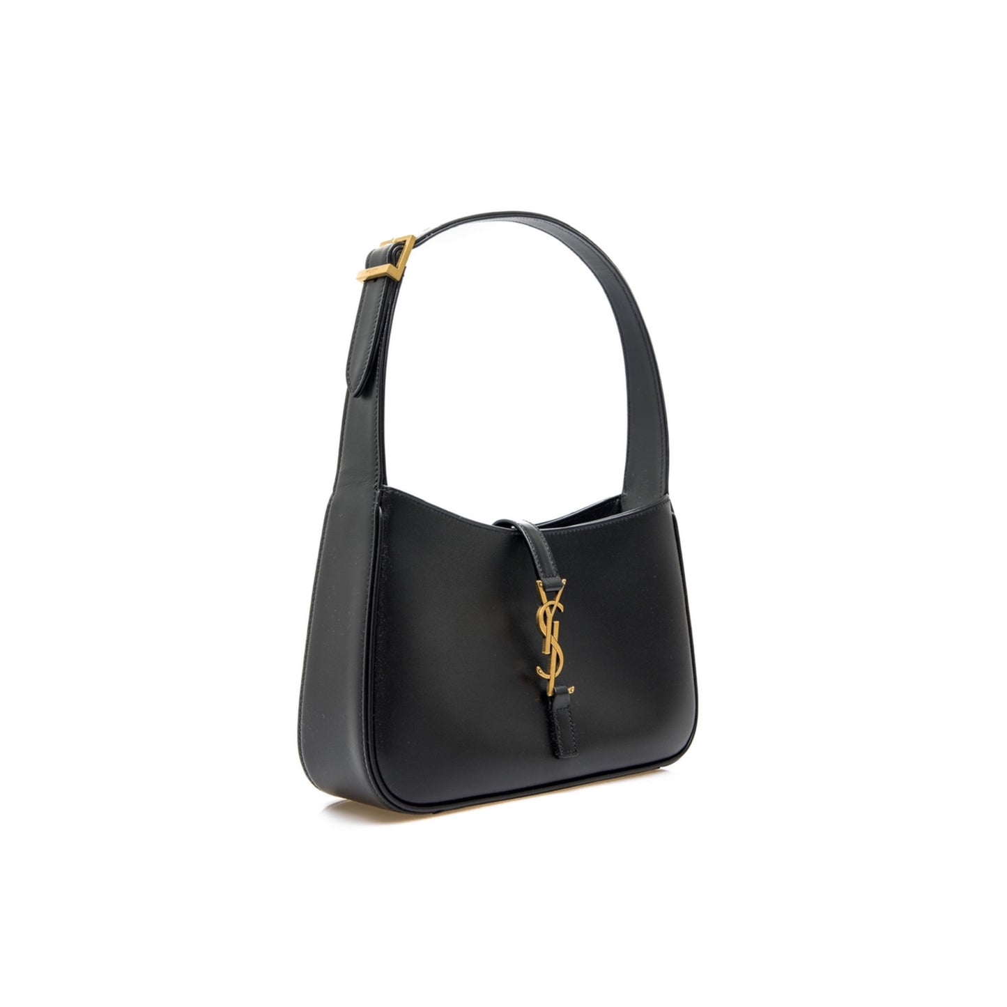 Flat Black Hobo Bag