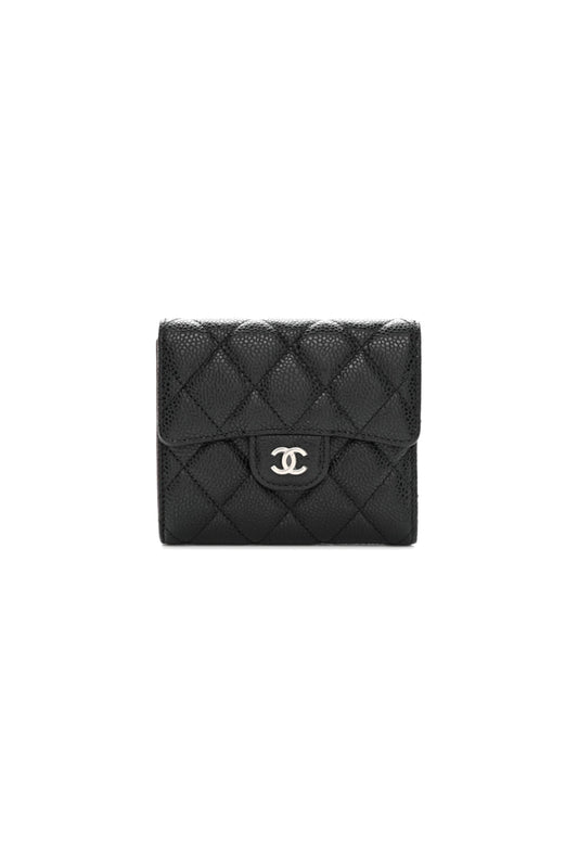 Classic Flap Wallet-Silver